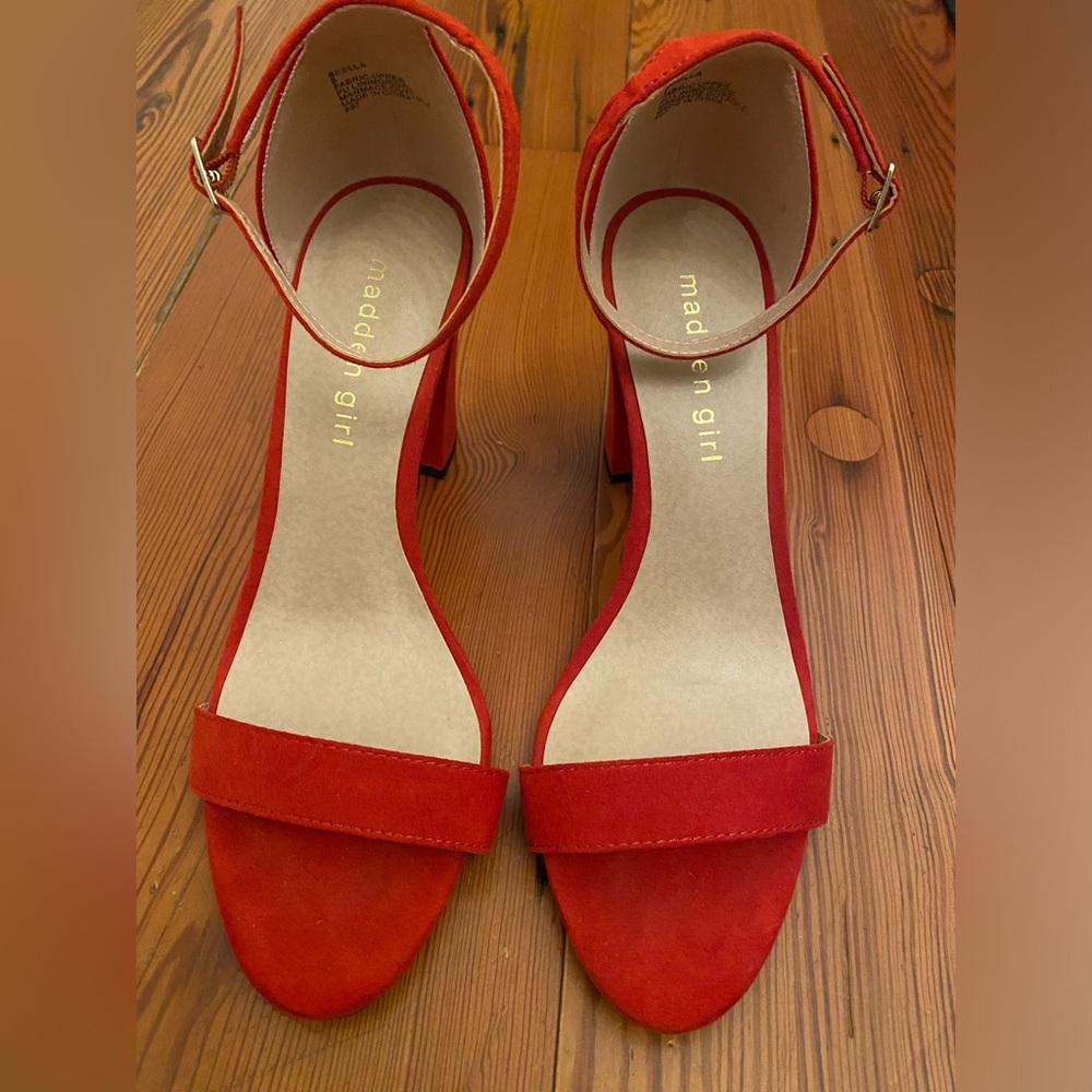 Madden Girl Red Heels